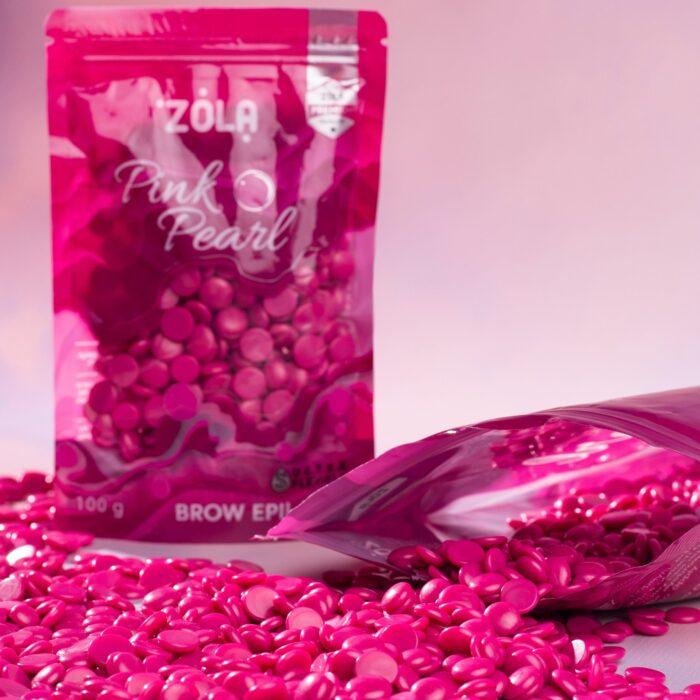 ZOLA - Ceara epilare faciala PINK PEARL 500g - imagine 2