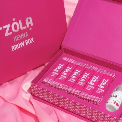 ZOLA - Henna Brow Box ( 6 culori x 10 g & ulei 15 ml )