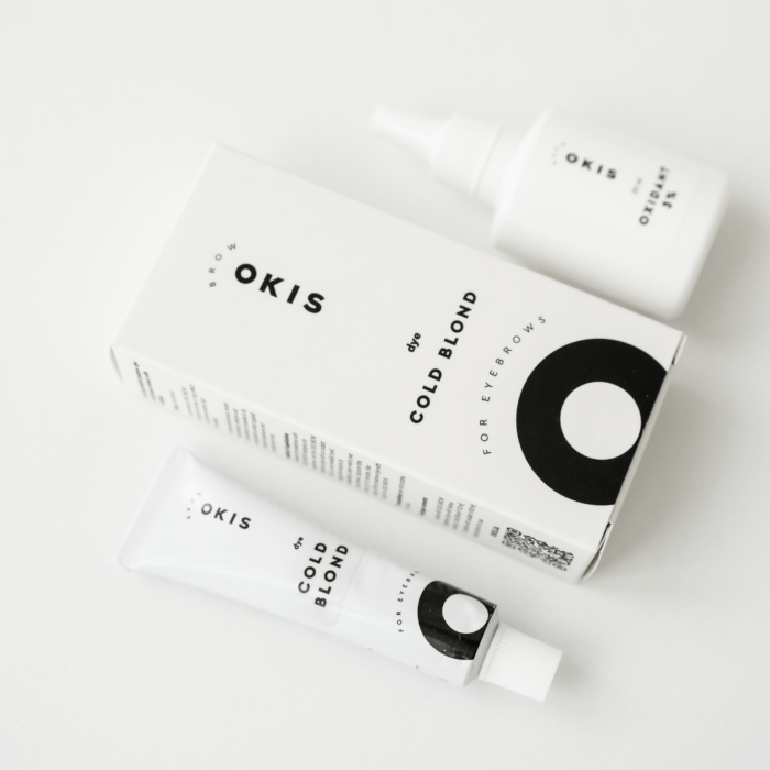 OKIS - SET Vopsea sprancene cu Extract Henna 15 ml (4 culori, inclus x4 Oxidant 3% 20ml) - imagine 5