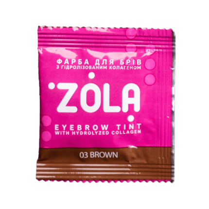 ZOLA - Vopsea Sprancene | 03 BROWN (PLIC VOPSEA 5ML + OXIDANT 3%)