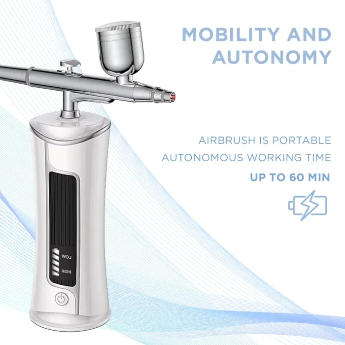 OKO - WIRELESS AIRBRUSH with LED display, 0.4 mm - imagine 3