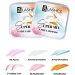 DALASHES - SUPER MIX | Bigudiuri laminare gene scurte (S-SIZE)