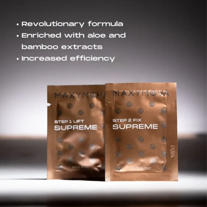 MAXYMOVA - STEP 1 LIFT SUPREME | Solutie laminare Gene & Sprancene (1,5ml x 5 buc) - imagine 2