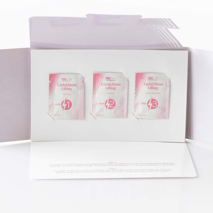 PINK FLASH - FLASH MINI KIT | Set mini laminare gene & sprancene - imagine 2