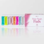 PINK FLASH - PLATINUM SILICON PADS | Bigudiuri laminare gene (8 PERECHI) - imagine 2