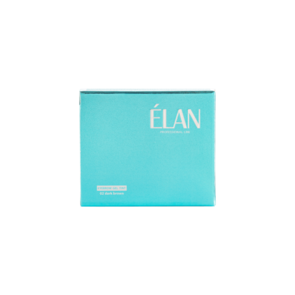 ÉLAN - Vopsea Gel sprancene cu oxidant (DARK BROWN 02) (MINI)