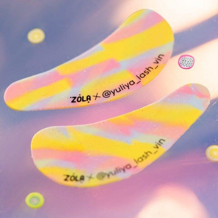 ZOLA x YULIYA LASH VIN - EYE PATCH | Plasturi silicon (YELLOW-PINK-BLUE) - imagine 3