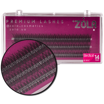 ZOLA - CLUSTER LASHES BIRDTAIL | Gene false individuale (14mm)