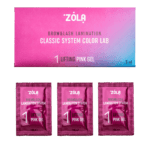 ZOLA - COLOR LAB 1 LIFTING PINK GEL | Solutie laminare sprancene&gene (3plicuri x 1ml)