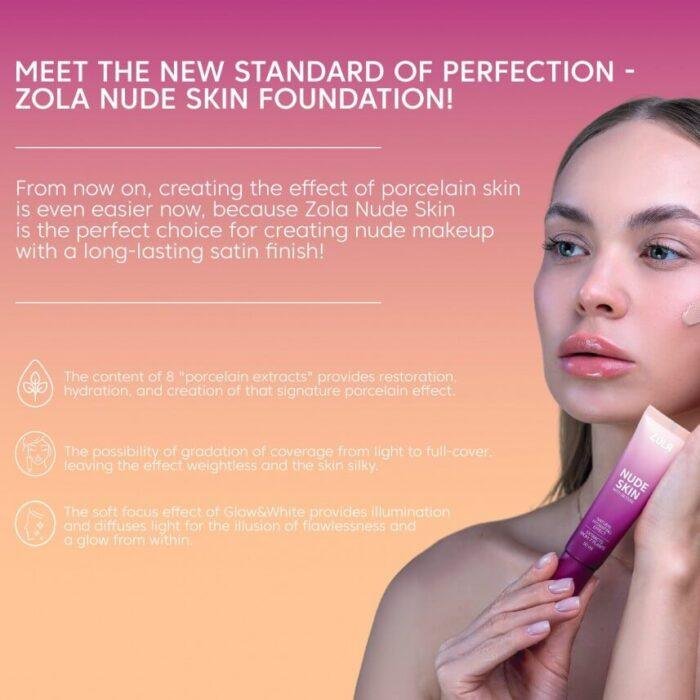 ZOLA - NUDE SKIN | Fond de ten (02 MEDIUM) - imagine 2