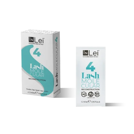 INLEI - LASH MOLECULAR 4 | Tratament reconstructie moleculara pentru gene & sprancene (9x1,2ml)
