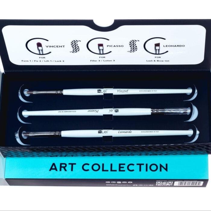 INLEI - ART COLLECTION KIT | Set 3 pensule (VINCENT, PICASSO, MICHELANGELO) - imagine 3