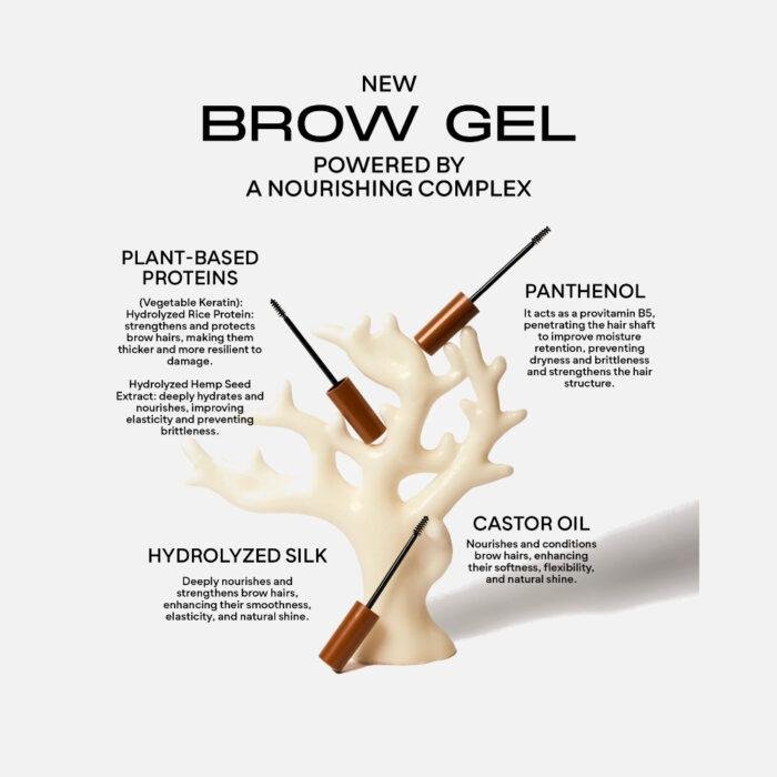 MAXYMOVA - BROW GEL FIX&GO | Gel fixare sprancene (CACAO) 5ml - imagine 4