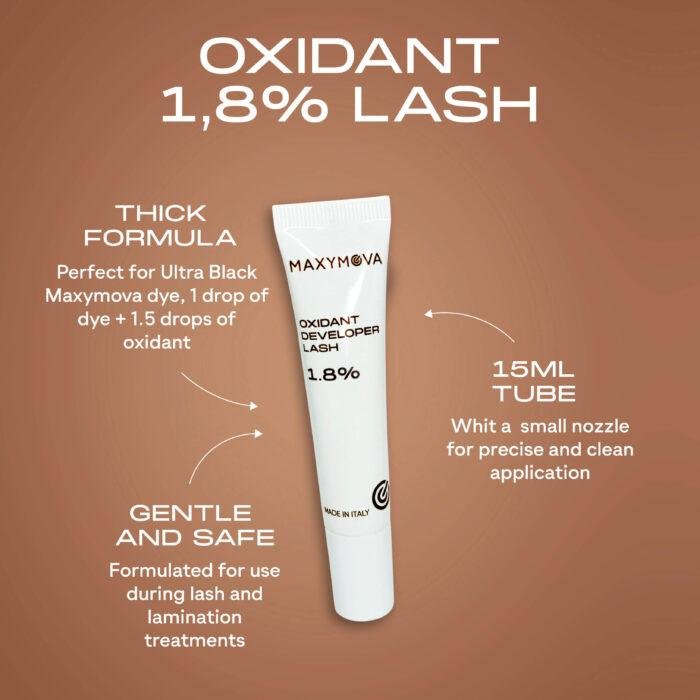 MAXYMOVA - OXIDANT DEVELOPER LASH | Oxidant 1,8% (FORMULA GROASA) 15ml - imagine 3
