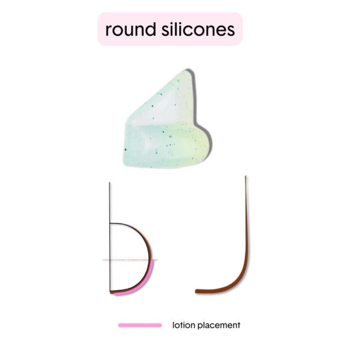 RUTHIE BELLE - GLUELESS ROUND | Bigudiuri laminare gene (5 PERECHI) - imagine 3