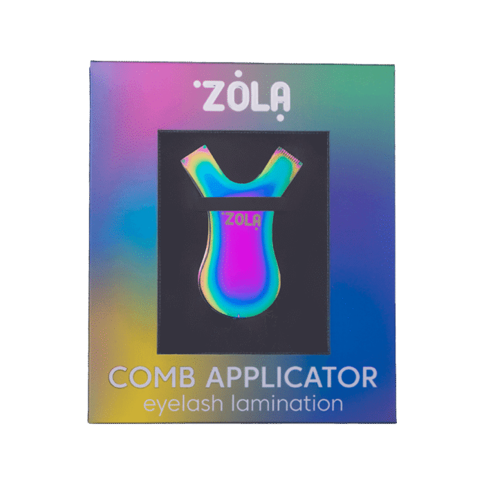 ZOLA - COMB APPLICATOR | Y Brush - Piaptan laminare gene (RAINBOW) - imagine 2