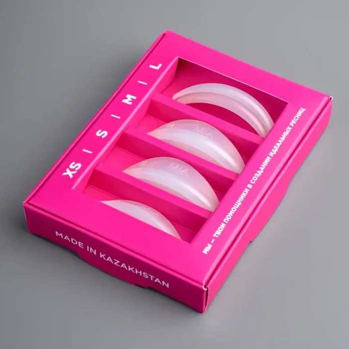 MIA - SET Bigudiuri laminare gene (TRANSPARENT / XS, S, M, L) - imagine 2