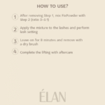 ÉLAN – FIXPOWDER | Pudra fixativa pentru laminarea genelor - imagine 4