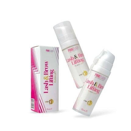 PINK FLASH – FLASH LIFT STEP 1 | Solutie laminare gene si sprancene (15 ml)