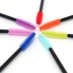 Periuțe Silicon Mascara de unică folosință pentru extensii de gene și sprâncene (50 buc) (PERIE SILICON)