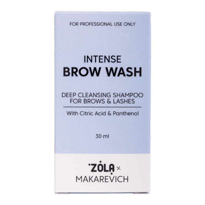 ZOLA x MAKAREVICH - DEEP CLEANSING SHAMPOO | Sampon curatare profunda sprancene si gene (30ml) - imagine 2