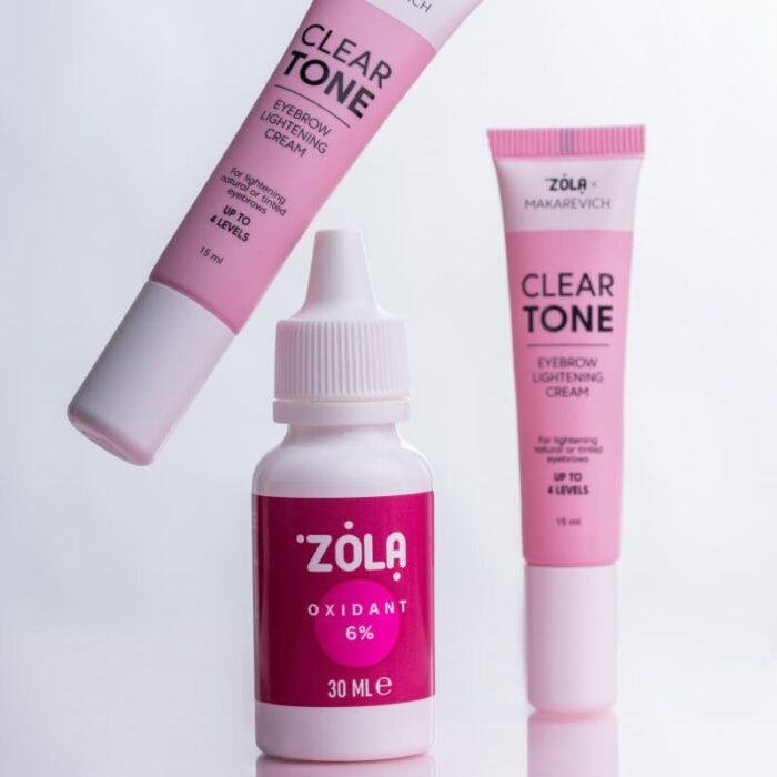 ZOLA x MAKAREVICH - CLEAR TONE | Crema decolorant sprancene - imagine 6