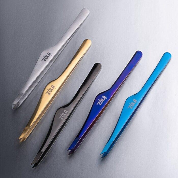ZOLA - PROFESSIONAL TWEEZERS PREMIUM SERIES | Penseta profesionala serie premium (SILVER) - imagine 5