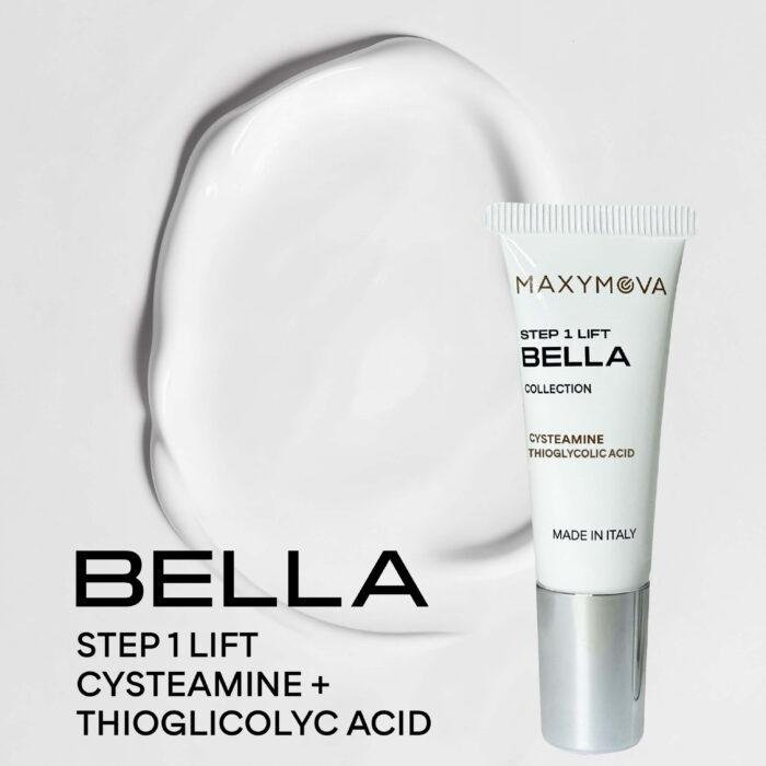 MAXYMOVA - BELLA COLLECTION STEP 1 LIFT | Solutie laminare gene si sprancene (CYSTEAMINE+TGA, 10ml) - imagine 2