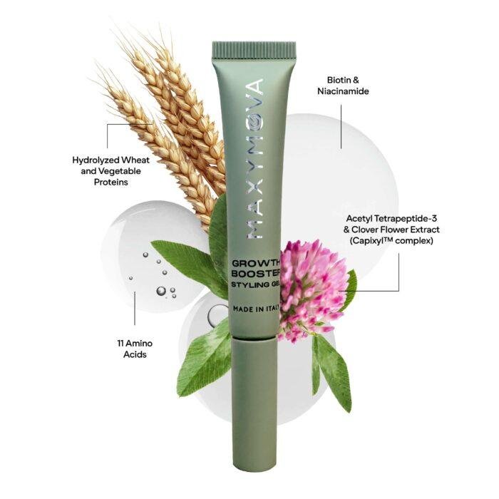 MAXYMOVA - GROWTH BOOSTER, GEL SERUM | Gel fixare cu tratament sprancene si gene - imagine 5