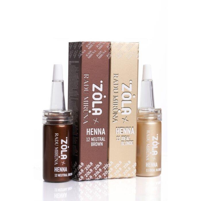 ZOLA x RADU MIRUNA | Vopsea henna sprancene 10g (11 IDEAL BLONDE) - imagine 2