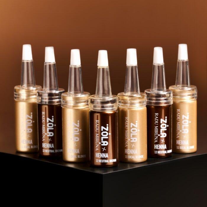 ZOLA x RADU MIRUNA | Vopsea henna sprancene 10g (11 IDEAL BLONDE) - imagine 5