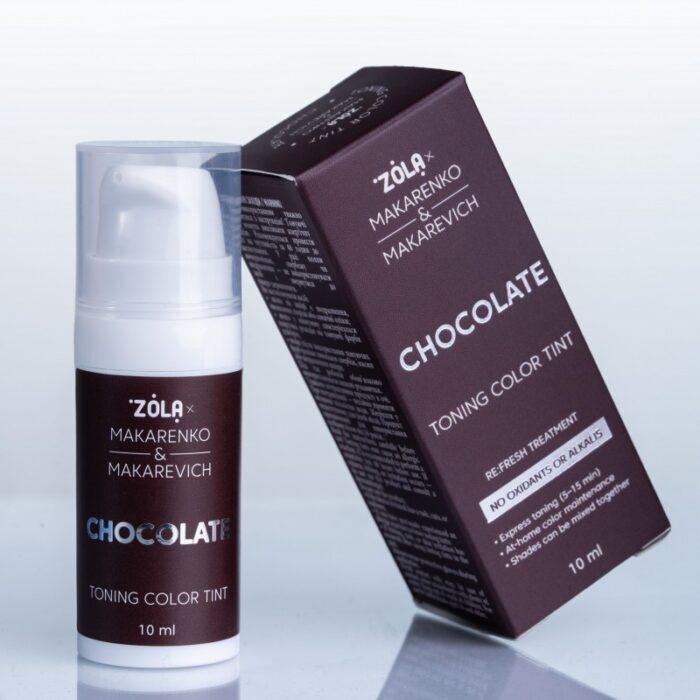 ZOLA x MAKARENKO&MAKAREVICH - TONING COLOR TINT | Masca coloranta sprancene (CHOCOLATE) - imagine 3