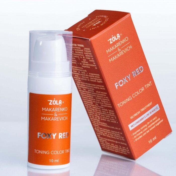 ZOLA x MAKARENKO&MAKAREVICH - TONING COLOR TINT | Masca coloranta sprancene (FOXY RED) - imagine 3