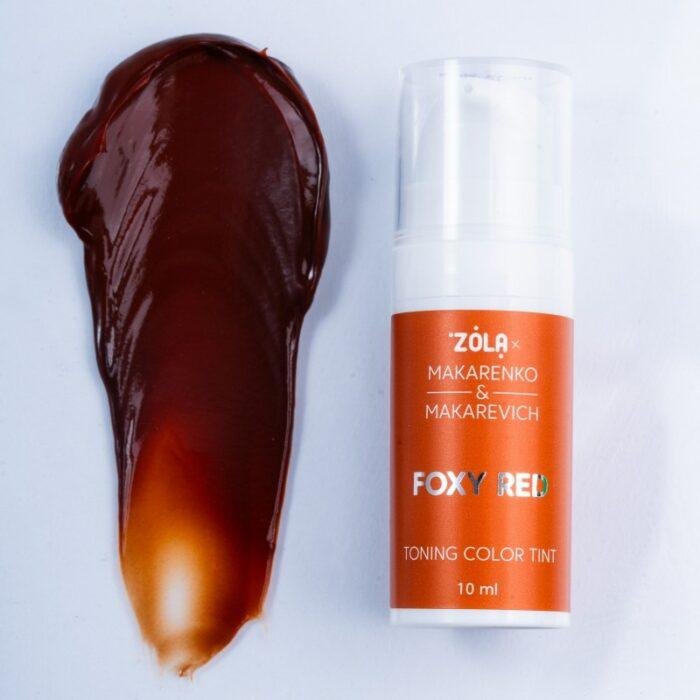 ZOLA x MAKARENKO&MAKAREVICH - TONING COLOR TINT | Masca coloranta sprancene (FOXY RED) - imagine 4