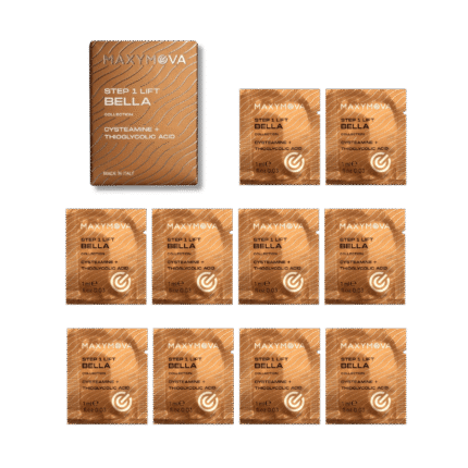 MAXYMOVA - BELLA COLLECTION STEP 1 LIFT | Solutie laminare gene si sprancene (CYSTEAMINE+TGA, 10x1ml)